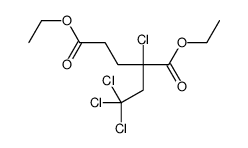 diethyl 2-chloro-2-(2,2,2-trichloroethyl)pentanedioate结构式