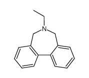 6,7-Dihydro-6-ethyl-5H-dibenz[c,e]azepine结构式