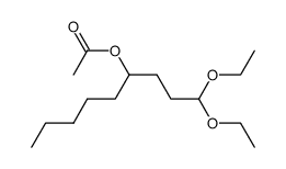 4-Acetoxy-1,1-diethoxynonan结构式