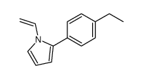 1-Vinyl-2-(p-ethylphenyl)pyrrole结构式