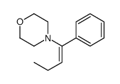 4-(1-phenylbut-1-enyl)morpholine结构式