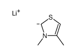 lithium,3,4-dimethyl-2H-1,3-thiazol-2-ide Structure