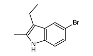 5-bromo-3-ethyl-2-methyl-1H-indole结构式