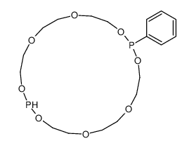 2-phenyl-1,3,6,9,12,14,17,20-octaoxa-2,13-diphosphacyclodocosane结构式