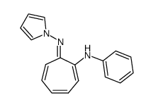 N-(pyrrol-1-yl)-2-(phenylamino)troponimine结构式