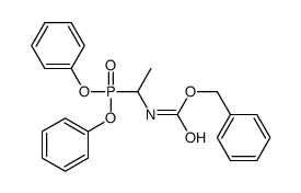 benzyl N-(1-diphenoxyphosphorylethyl)carbamate结构式