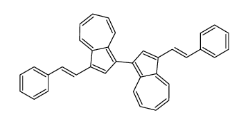 1-(2-phenylethenyl)-3-[3-(2-phenylethenyl)azulen-1-yl]azulene Structure