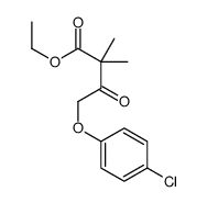 ethyl 4-(4-chlorophenoxy)-2,2-dimethyl-3-oxobutanoate Structure