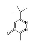 6-tert-butyl-3-methyl-4-oxido-1,2,4-triazin-4-ium结构式