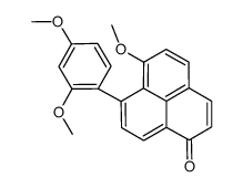 7-(2,4-dimethoxyphenyl)-6-methoxyphenalen-1-one Structure