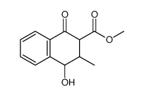 4-hydroxy-2-methoxycarbonyl-3-methyltetralone Structure