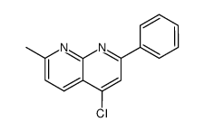 4-chloro-7-methyl-2-phenyl-1,8-naphthyridine结构式