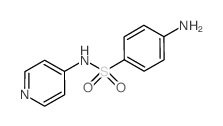 4-Amino-N-pyridin-4-ylbenzenesulfonamide结构式