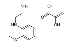 N'-(2-methylsulfanylphenyl)ethane-1,2-diamine,oxalic acid结构式