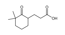 3-(3,3-dimethyl-2-oxocyclohexyl)propanoic acid Structure
