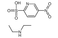 N-ethylethanamine,5-nitropyridine-2-sulfonic acid结构式