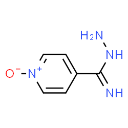 4-Pyridinecarboximidic acid, hydrazide, 1-oxide (9CI) structure