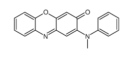 2-(N-methylanilino)phenoxazin-3-one Structure