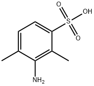 3-Amino-2,4-dimethylbenzene-1-sulfonic acid Structure