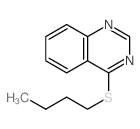 Quinazoline,4-(butylthio)-结构式