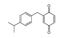 2-(4-isopropylbenzyl)-1,4-benzoquinone结构式