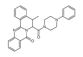 3-[3-methyl-1-oxo-1-(4-phenylpiperazin-1-yl)butan-2-yl]-2-phenylquinazolin-4-one Structure