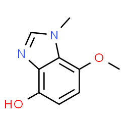 1H-Benzimidazol-4-ol,7-methoxy-1-methyl-(9CI)结构式