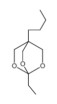 1-ethyl-4-butyl-2,6,7-trioxabicyclo[2.2.2]octane结构式