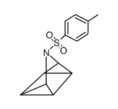 3-(4-Methylphenylsulfonyl)-3-azatetracyclo[3.2.0.02,7.04,6]heptan结构式