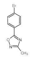 5-(4-bromophenyl)-3-methyl-1,2,4-oxadiazole structure