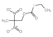 2,2-dinitropropyl ethylsulfanylformate Structure