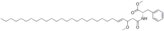 N-(3-Methoxy-1-oxo-4-octacosenyl)-L-phenylalanine methyl ester结构式