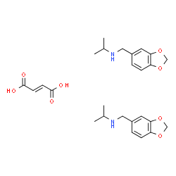1,3-Benzodioxole-5-methanamine, N-(1-methylethyl)-, (E)-2-butenedioate (salt) (1:1) Structure