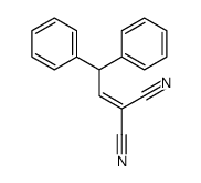 2-(2,2-diphenylethylidene)propanedinitrile Structure