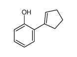 2-(cyclopenten-1-yl)phenol结构式