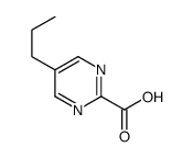 5-propylpyrimidine-2-carboxylic acid结构式