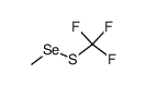 (methylselanyl)(trifluoromethyl)sulfane Structure