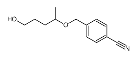 4-(4-Cyanbenzyloxy)-1-pentanol结构式