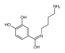 Benzamide, N-(4-aminobutyl)-3,4-dihydroxy- (9CI) Structure