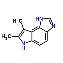 Pyrrolo[3,2-e]benzimidazole, 1,6-dihydro-7,8-dimethyl- (9CI) picture