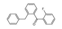 2'-Fluor-2-benzyl-benzophenon Structure