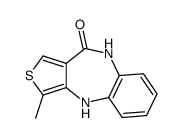 9,10-dihydro-3-methyl-4H-thieno[3,4-b][1,5]benzodiazepin-10-one Structure