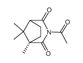 (1R)-3-acetyl-1,8,8-trimethyl-3-azabicyclo[3.2.1]octane-2,4-dione结构式