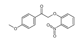 1-(4-methoxyphenyl)-2-(2-nitrophenoxy)ethanone Structure