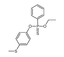 ethoxy-(4-methylsulfanylphenoxy)-phenyl-sulfanylidene-λ5-phosphane Structure