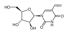 5-vinyl-1-arabinofuranosyluracil结构式