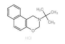 2-tert-butyl-1,3-dihydrobenzo[f][1,3]benzoxazine,hydrochloride Structure