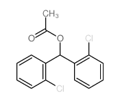 bis(2-chlorophenyl)methyl acetate structure