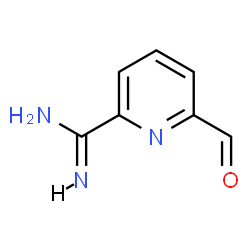 2-Pyridinecarboximidamide, 6-formyl- (9CI)结构式
