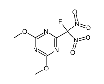 2-(fluorodinitromethyl)-4,6-dimethoxy-1,3,5-triazine Structure